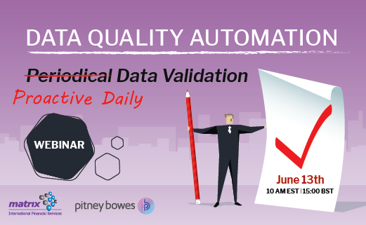 FREE! Data Quality Automation Proactive daily data validation (rather than periodic)